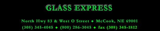 Glass Express - Your one-stop shop for all your glass and shade needs.