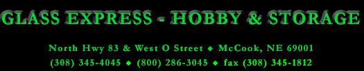 Glass Express & Storage - Your one-stop shop for all your glass, shade & storage needs.